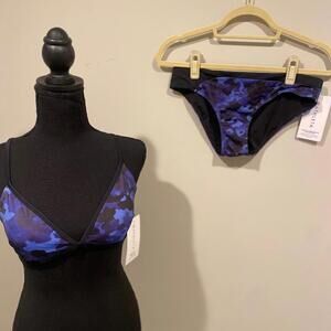 NWT Athleta Freestyle Camo Bikini Top and Bottom